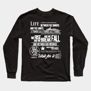 Hamilton Typography Long Sleeve T-Shirt